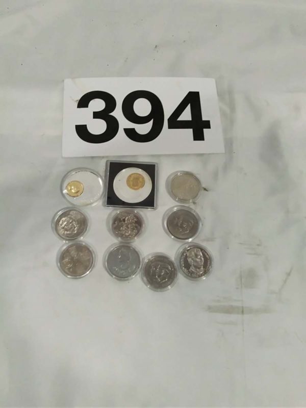 lot 394 commemorative coins