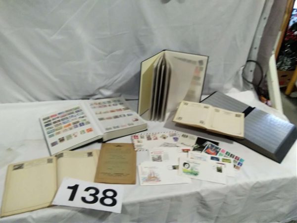 lot 138 mixed stamp album & contents , first day covers etc