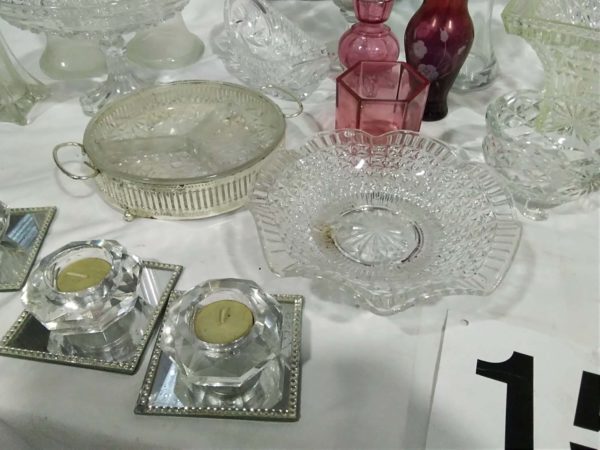 lot 150 glass ware, dishes, vases, serving dishes etc - Image 5