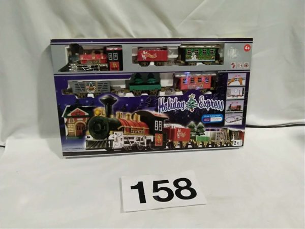 lot 158 Holiday Express toy train set