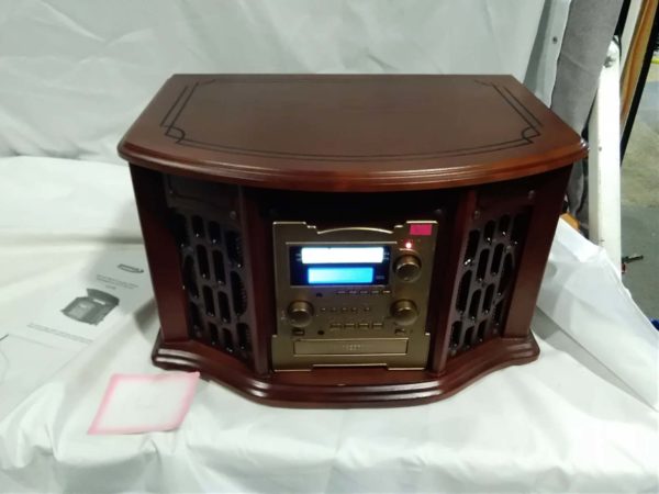 lot 162 modern record player multi function stereo & cd burner - Image 4