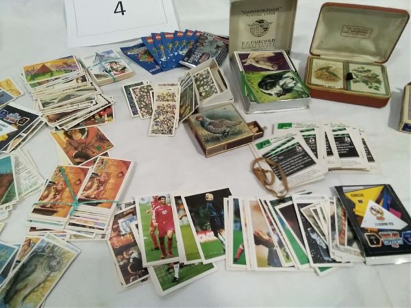 lot 004 assorted packs of playing cards, cigerette cards, match stick box - Image 8