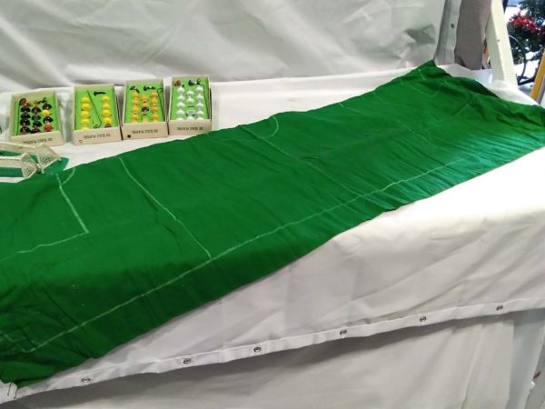 lot 005 Subbuteo figures, mat goals - Image 3