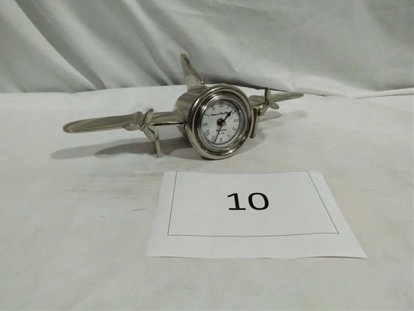 lot 010 decorative clock plane theme - Image 2