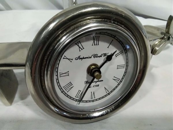 lot 010 decorative clock plane theme - Image 5