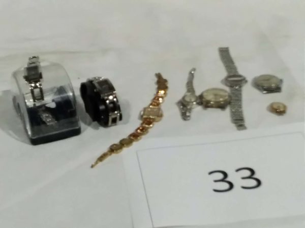 lot 033 assorted watches