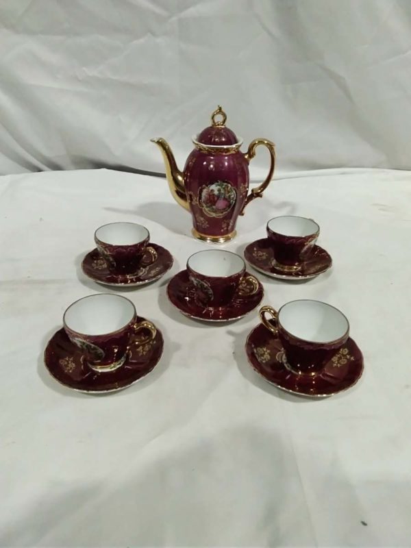 lot 071 11 piece foreirgn tea set