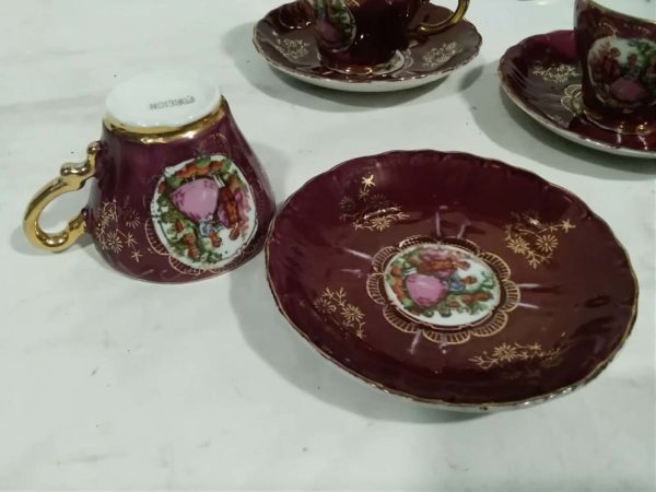 lot 071 11 piece foreirgn tea set - Image 4