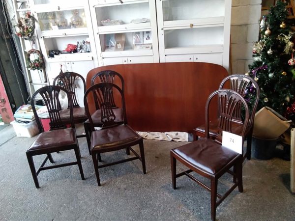 lot 074 table & chairs