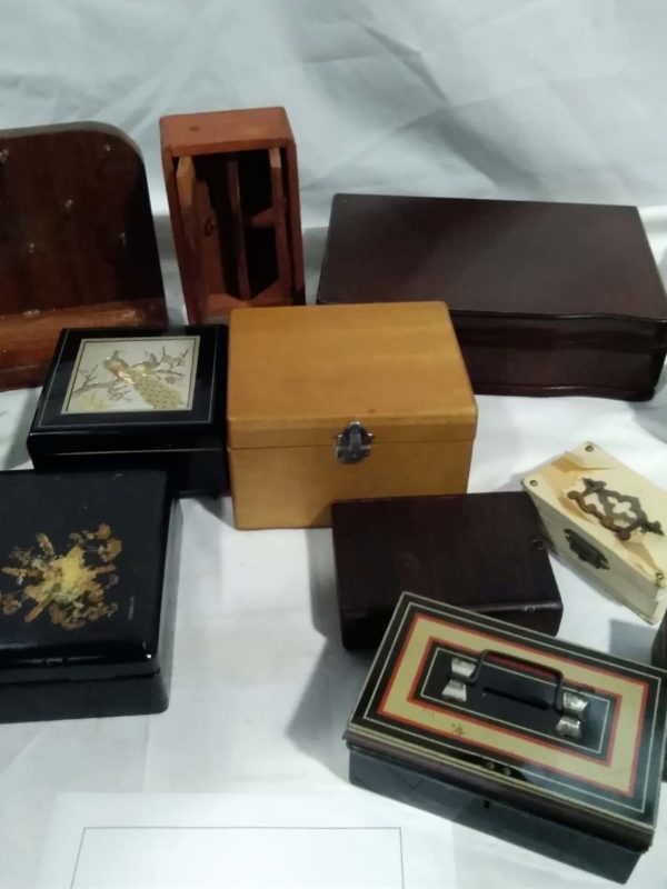 lot 091 various boxes – jewellery & trinket boxes, money tin etc - Image 5