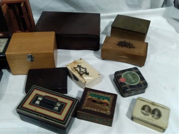 lot 091 various boxes – jewellery & trinket boxes, money tin etc - Image 4