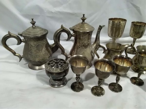 lot 112 Silver plated items approx 5.5kilos - Image 2