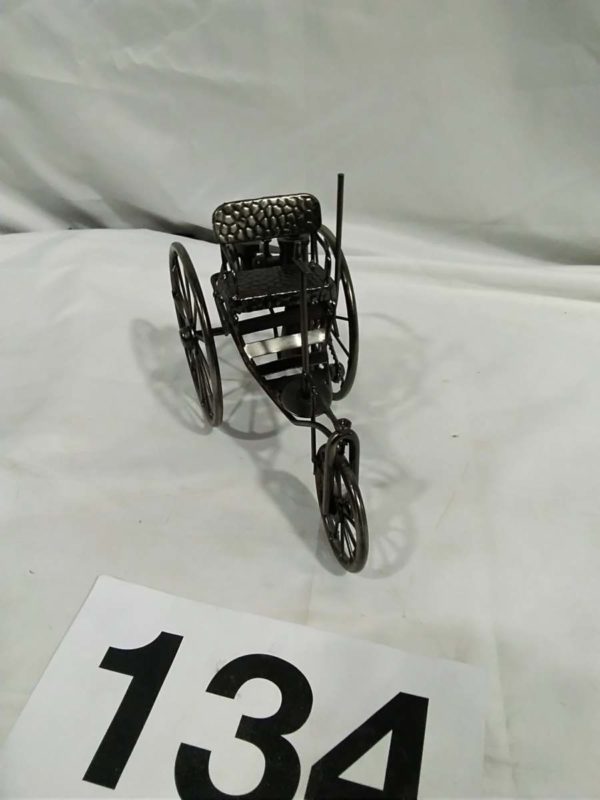 lot 134 metal hand crafted steam model bike - Image 5