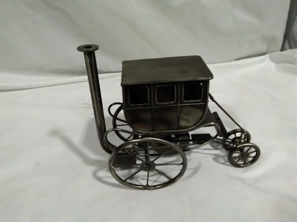 lot 182 hand crafted model metal wagon - Image 4