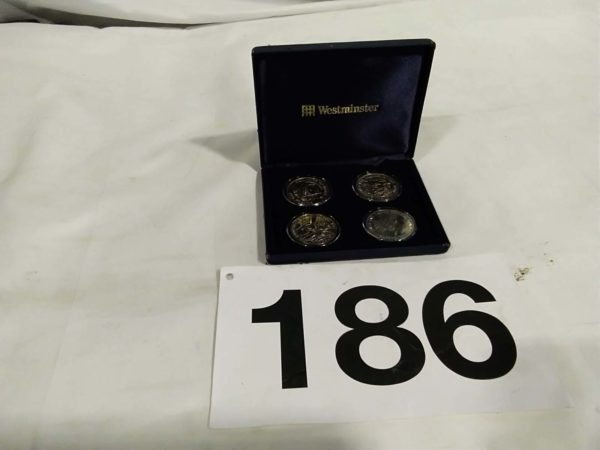 lot 186 Westminster coin set Jersey £2 coins