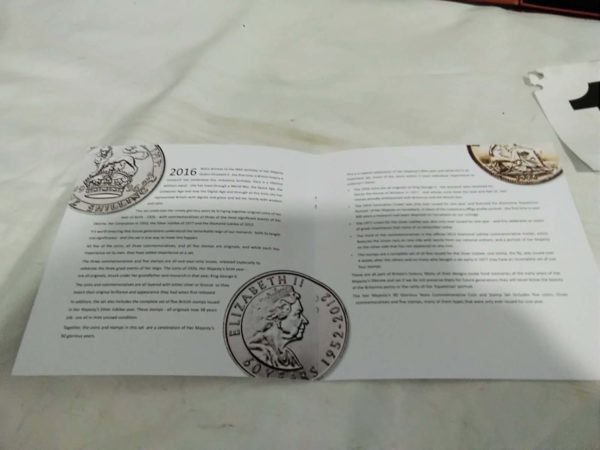 lot 189 Her Majesty’s 90 glorious years coin & stamp set - Image 2