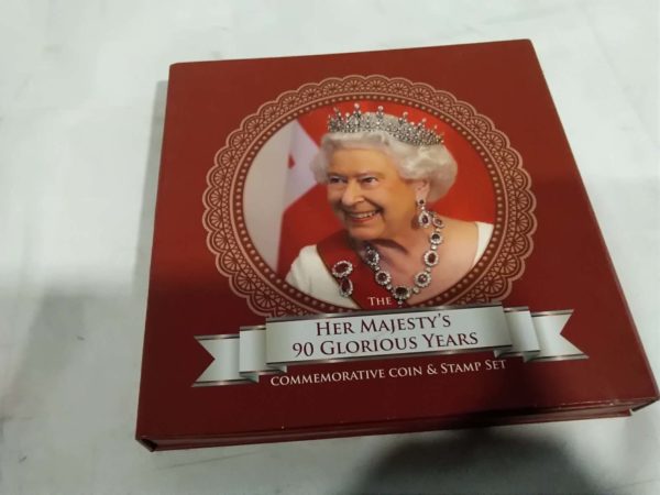 lot 189 Her Majesty’s 90 glorious years coin & stamp set - Image 3