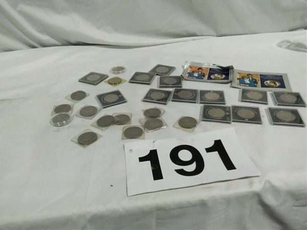 lot 191 quantity of commemorative coins