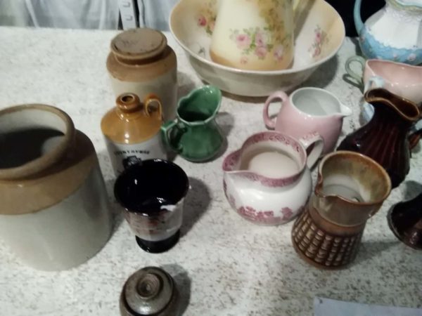 lot 195 vintage China jugs & stoneware items - Image 3