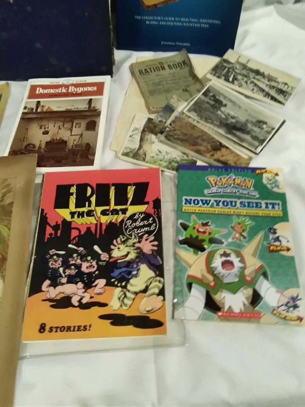 lot 201 vintage books, postcards & photocopy pictures - Image 2