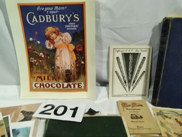 lot 201 vintage books, postcards & photocopy pictures - Image 5