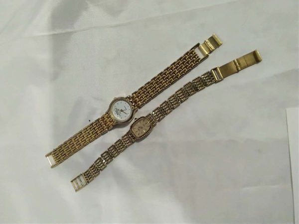 lot 223 ladies watches x2 ( one marked 18k plate Rolex) & 2x bracelets - Image 8