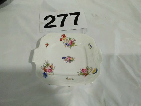 lot 277 Coalport hand painted plate