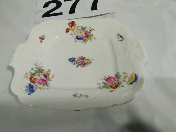 lot 277 Coalport hand painted plate - Image 2