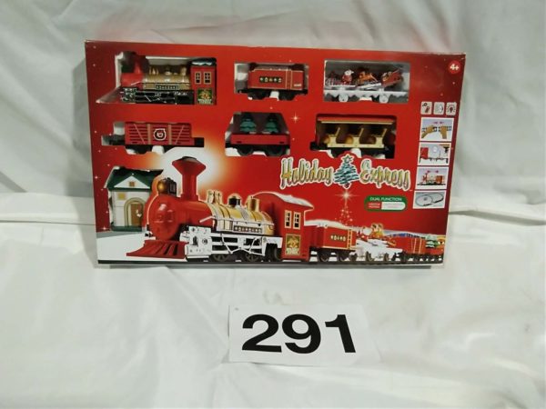 lot 291 Holiday Express dual function train set ( still sealed)