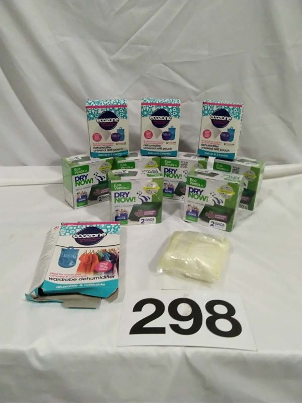 lot 298 qty of dehumidifer items