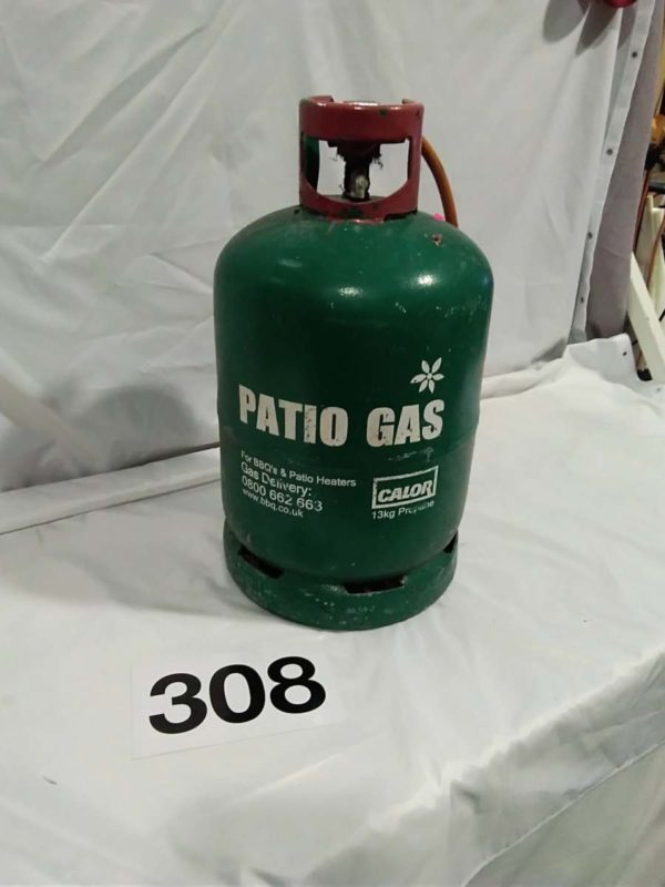 lot 308 gas bottle with regulator