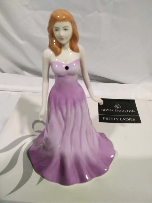 lot 329 Royal Doulton figurine Pretty Lady February Amethyst - Image 2