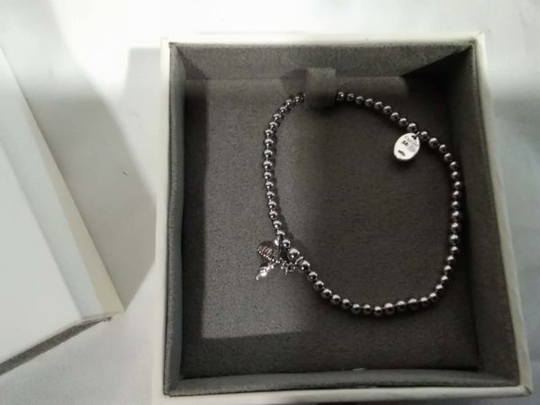 lot 339 boxed CLOGAU sterling silver bee bracelet & COA - Image 3