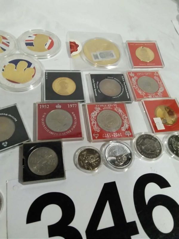 lot 346 various coins including commemorative - Image 5