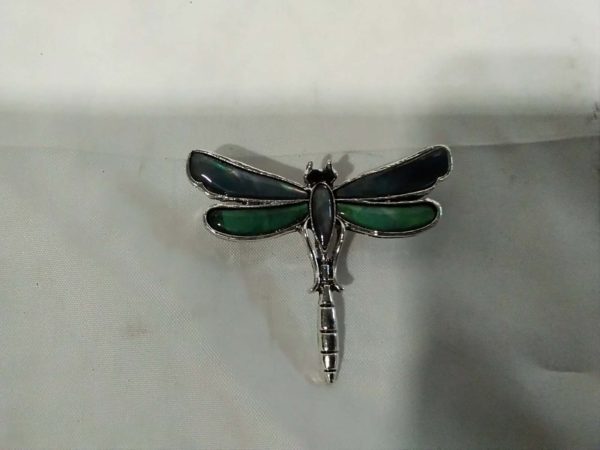 lot 368 enamel dragonfly brooch