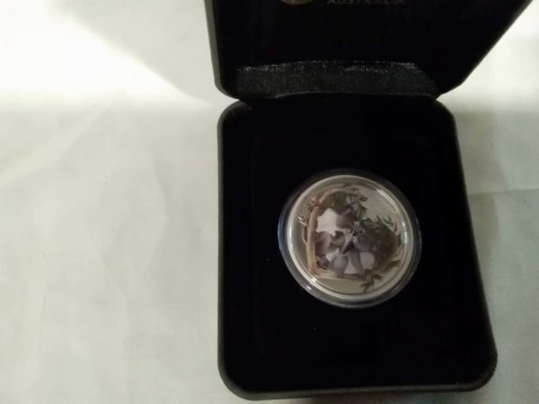 lot 371 2012 .999 fine silver 1/2 oz cased koala coin