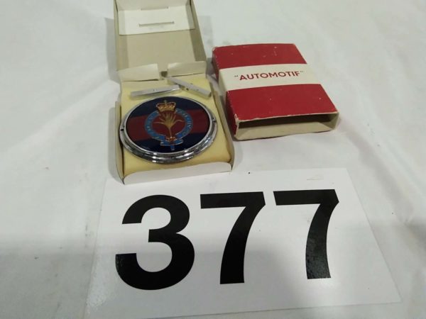 lot 377 vintage boxed Welsh Guards car grill badge mascot