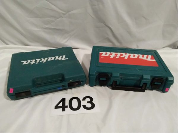 lot 403 Makita tools x2