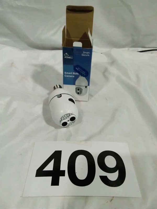 lot 409 smart bulb camera - Image 2