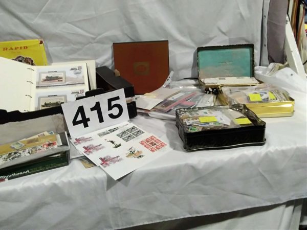 lot 415 Loose stamps, stamp albums & books - Image 11