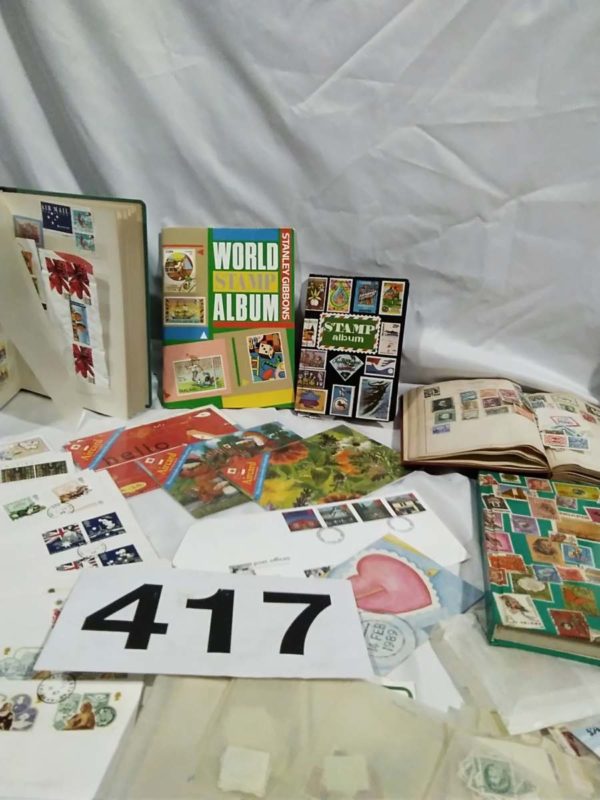 lot 417  stamp books, first day covers, stamp albums - Image 6