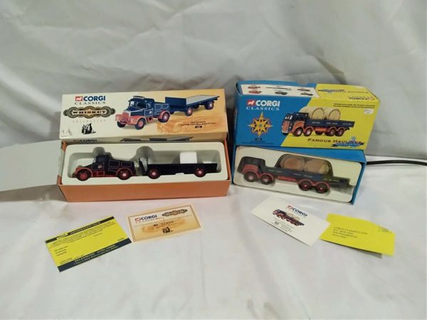 lot 427 Corgi 2 boxed Corgi classics trucks famous Hauliers & John Jameson