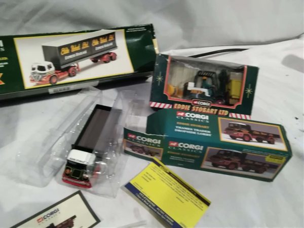 lot 437 Eddie Stobart Corgi Trucks x5 - Image 9