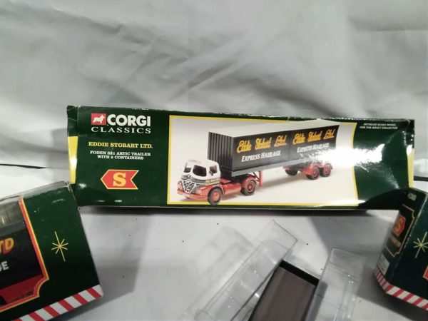 lot 437 Eddie Stobart Corgi Trucks x5 - Image 8