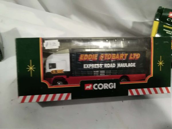 lot 437 Eddie Stobart Corgi Trucks x5 - Image 3