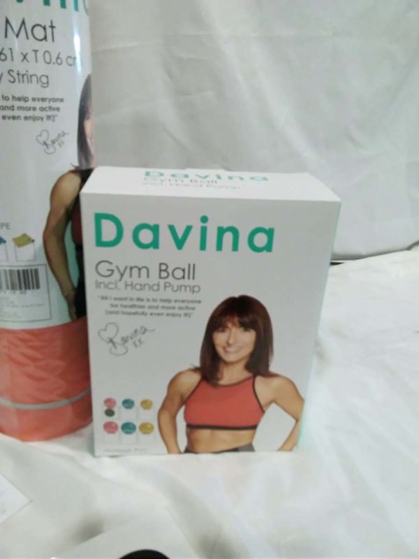 lot 442 Davina McCall Gym ball & mat  (new) - Image 2