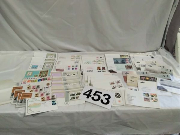 lot 453 assorted first day covers