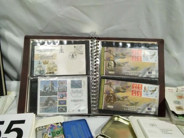 lot 455 First day covers & coins - Image 8