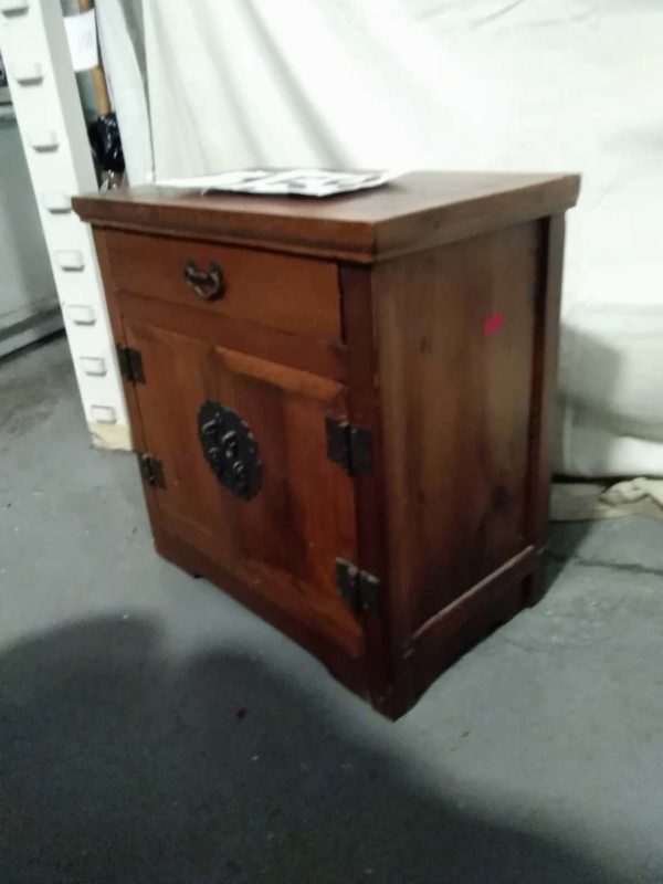 lot 158 miniature cabinet with cupboard & drawer - Image 8