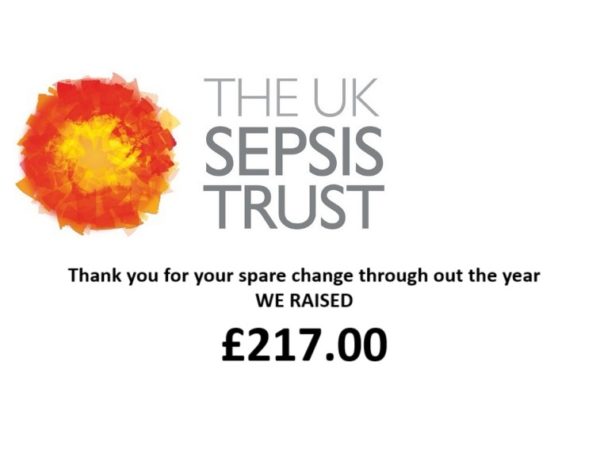 Thank You For Your Support, we raised £217.00 throughout the year